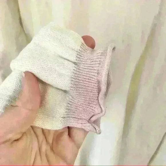 Cloth. By Design Oversized Tie Cream Sweater - Picture 7 of 11